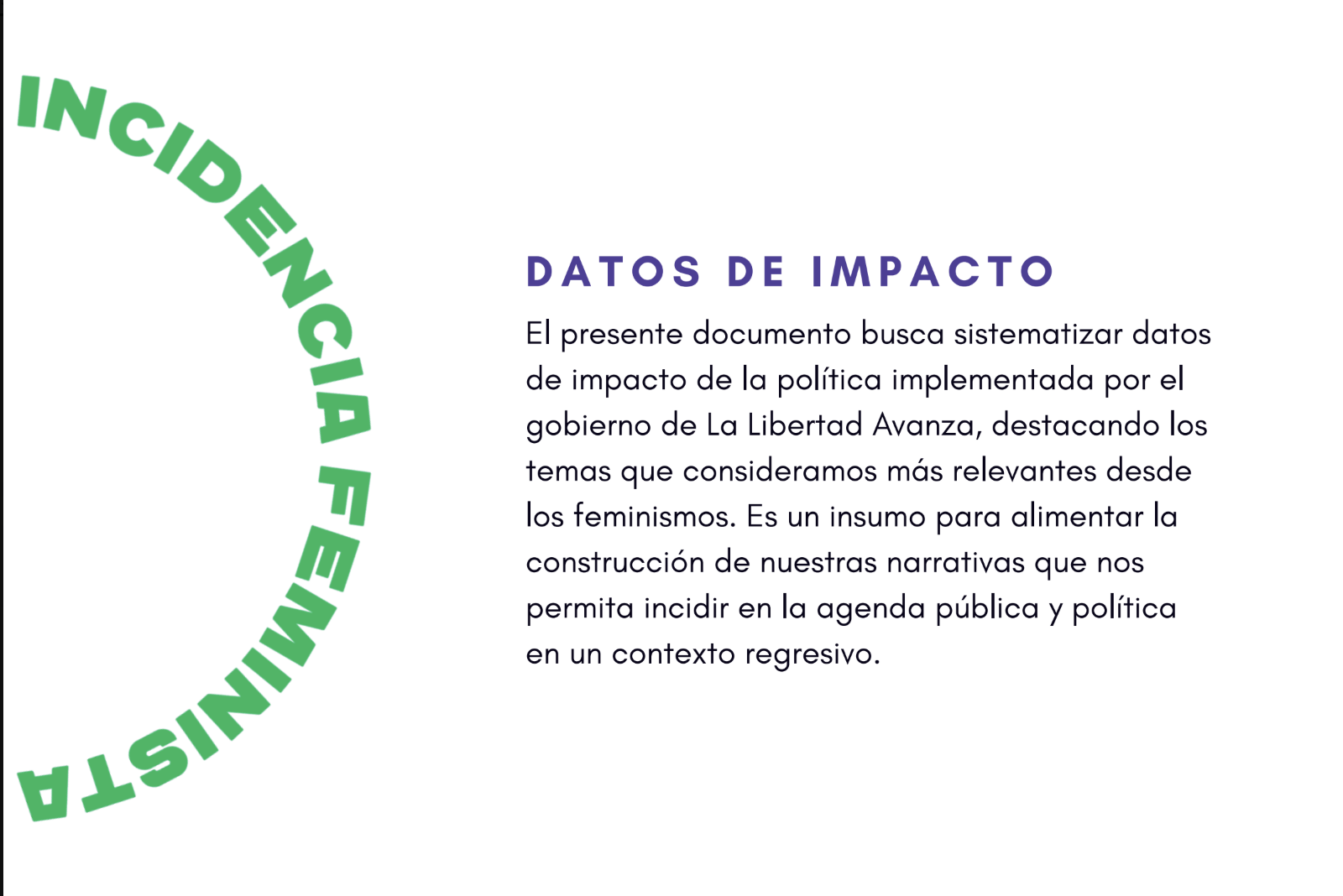 Datos de impacto